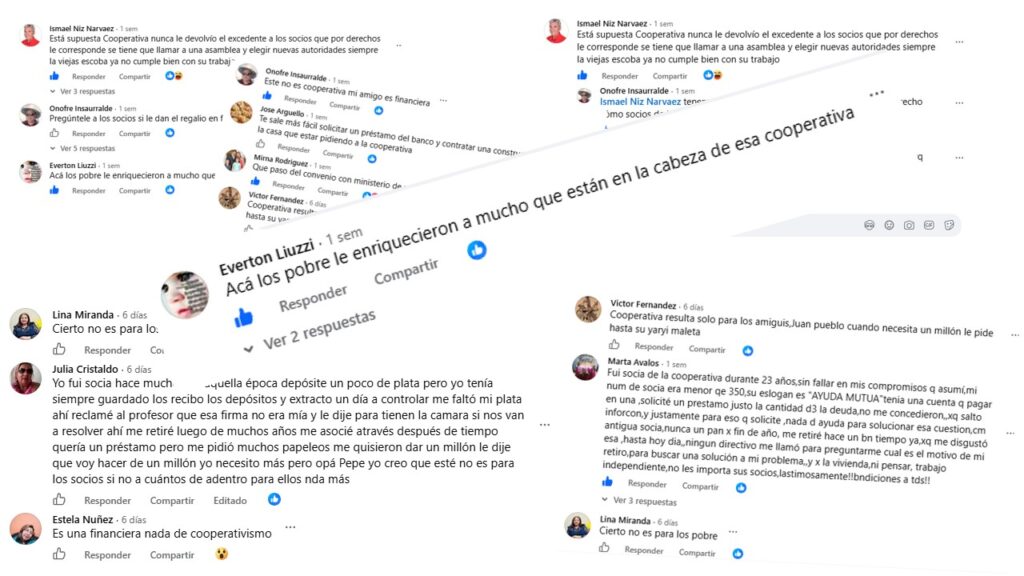 Quejas y reclamos por la Cooperativa Mborayhu: Socios y ex socios argumentan que los pobres han enriquecido a la cúpula directiva