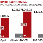 Cae la exportación de carne, pero mejoran precios internacionales
