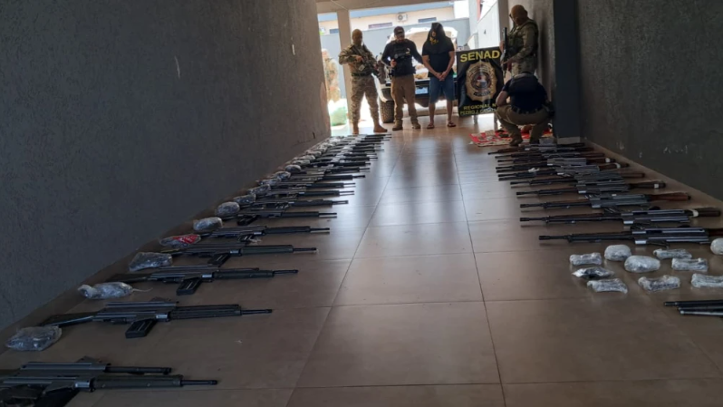Un arsenal de fusiles de uso militar de origen español fue incautado en Pedro Juan Caballero