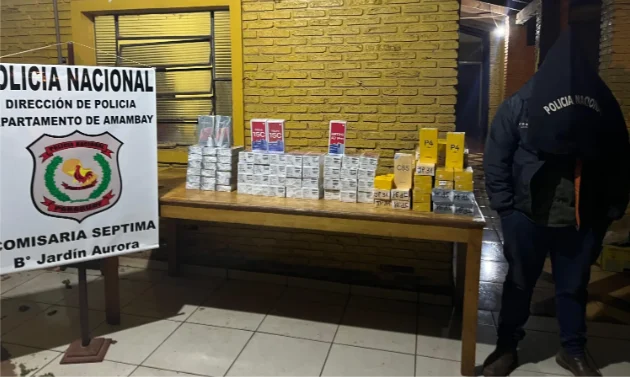 Aprehensión y Decomiso de Celulares de Contrabando en Pedro Juan Caballero