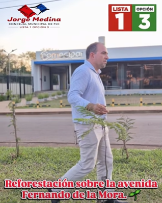 Un Legado Verde para Pedro Juan Caballero: Jorge Medina y su proyecto de plantación entre 4.000 a 5.000 árboles