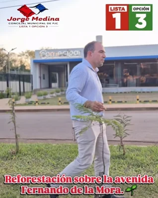 Un Legado Verde para Pedro Juan Caballero: Jorge Medina y su proyecto de plantación entre 4.000 a 5.000 árboles