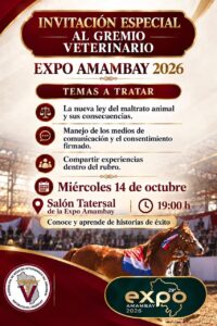 Expo Amambay 2026: Un Encuentro Crucial para el Gremio Veterinario