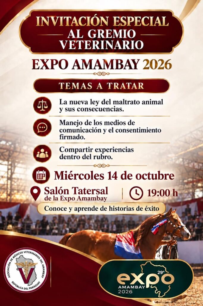Expo Amambay 2026: Un Encuentro Crucial para el Gremio Veterinario
