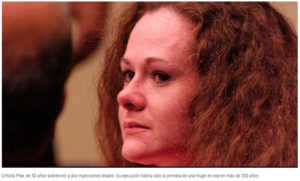 ¿Satanismo? La mujer condenada a pena capital, sobrevivió a dos dosis de inyección letal