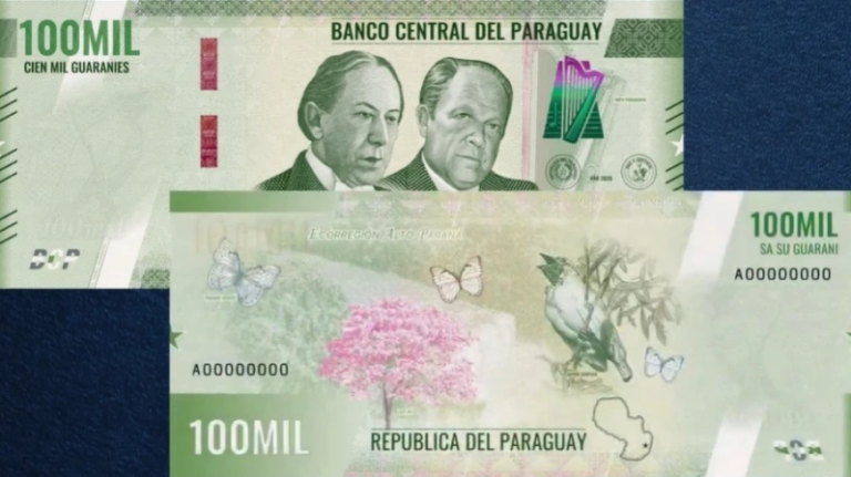 Histórico cambio: BCP presentó la nueva familia de billetes del guaraní